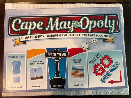 Cape may opoly board - may, game
